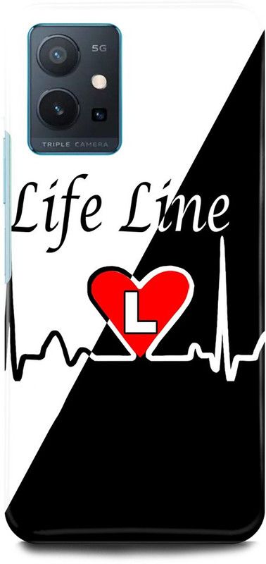 JUGGA Back Cover for OPPO A96, CPH2333, L, NAME, LETTER, ALPHABET, LIFELINE  (Multicolor, Hard Case, Pack of: 1)