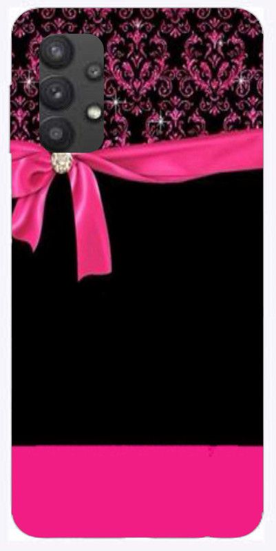 PrintKing Back Cover for SAMSUNG Galaxy M32 5G  (Black, Pink, Grip Case, Silicon, Pack of: 1)