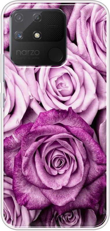 Casemaker Back Cover for Realme Narzo 50A  (Multicolor, Grip Case, Silicon)