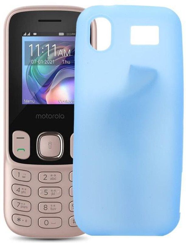 FITSMART Back Cover for Motorola a70  (Blue, Flexible, Silicon, Pack of: 1)