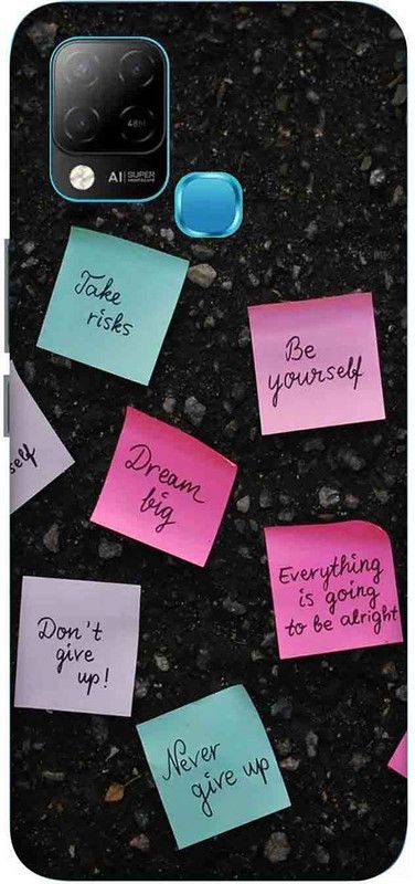 NDCOM Back Cover for Infinix Hot 10S Inspirational Quotes Printed  (Multicolor, Hard Case, Pack of: 1)
