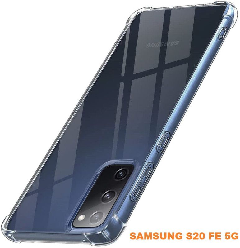 BRENZZ Back Cover for SAMSUNG S20 FE 5G, (BM)  (Transparent, Shock Proof, Silicon, Pack of: 1)