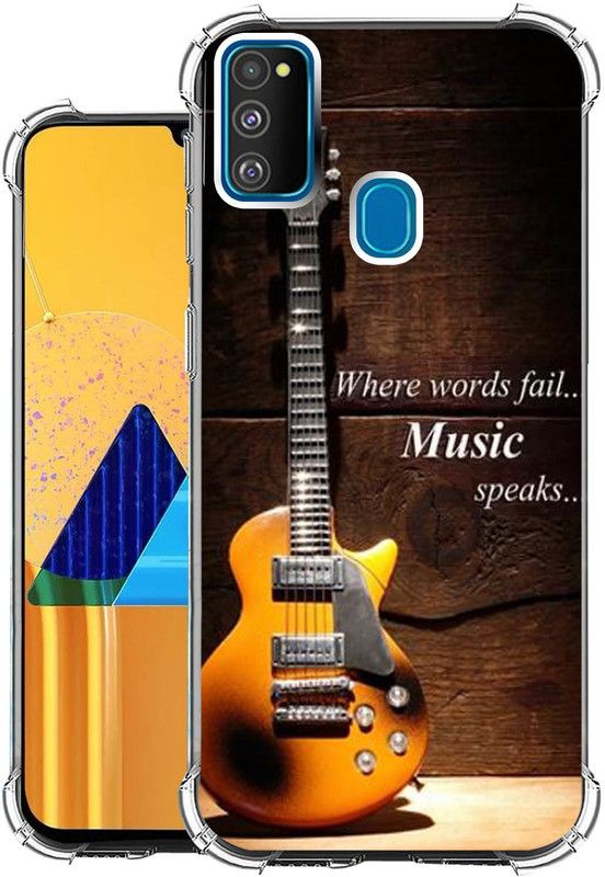 ONLITE Back Cover for Samsung Galaxy M30s  (Brown, Shock Proof, Silicon, Pack of: 1)