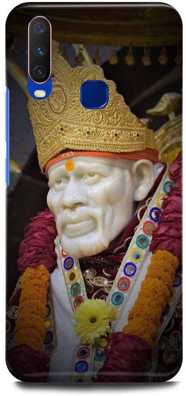FUGGA Back Cover for Vivo U20, 1921, SAI, BABA, SAI, NATH, SHIRDI, KE, SAI, BABA, GURU  (Multicolor, Hard Case, Pack of: 1)