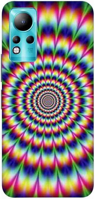 NDCOM Back Cover for Infinix Note 11 Beautiful Illustraion Printed  (Multicolor, Hard Case, Pack of: 1)