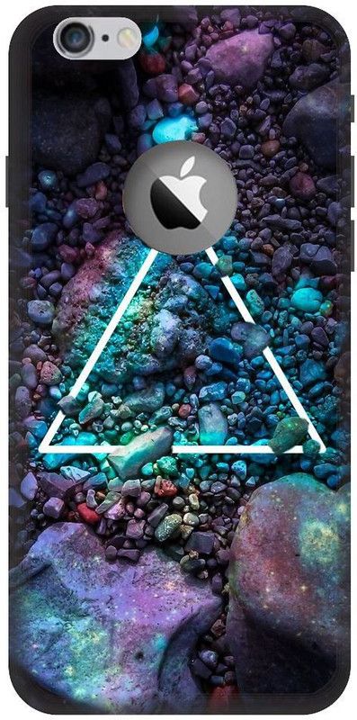 BYXIS Back Cover for iphone 6 cut neon, triangle, stones, tranding, cool, light  (Multicolor, Shock Proof, Pack of: 1)