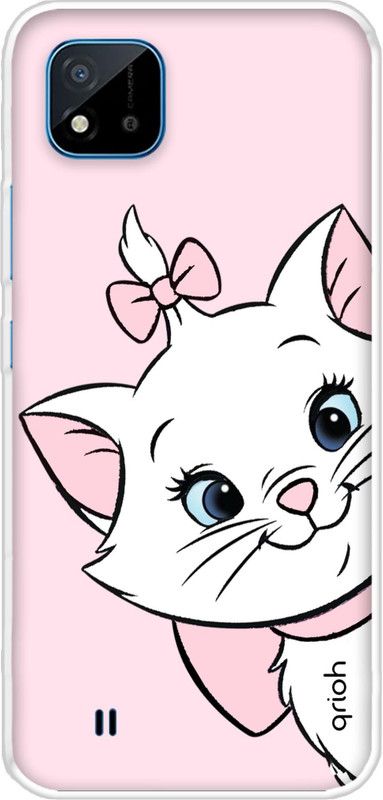 QRIOH Back Cover for Realme C20  (Multicolor, Grip Case, Silicon, Pack of: 1)