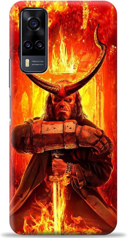 Dreamer Back Cover for Vivo Y51A  (Red, Yellow, Shock Proof)