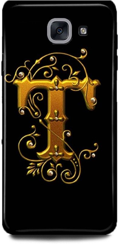 MP ARIES MOBILE COVER Back Cover for SAMSUNG Galaxy On Max, T NAME BACK COVER NAME WITH T T NAME T LETTER T T Letter T Alphabet  (Multicolor, Hard Case, Pack of: 1)