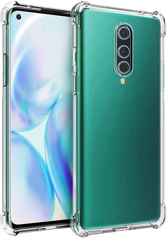 SmartLike Back Cover for OnePlus 8 6.55"  (Transparent, Grip Case, Silicon, Pack of: 1)
