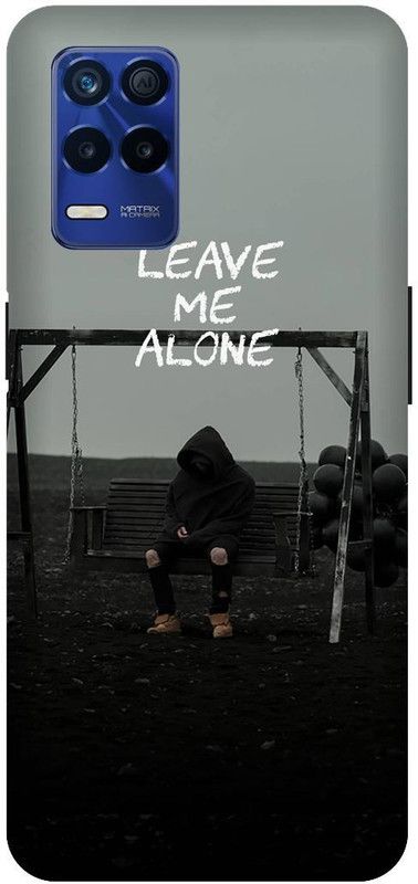 Bluvver Back Cover for Realme 8s 5G , RMX3381, Printed Leave Me Alone Image Mobile Back Cover  (Multicolor, Hard Case, Pack of: 1)