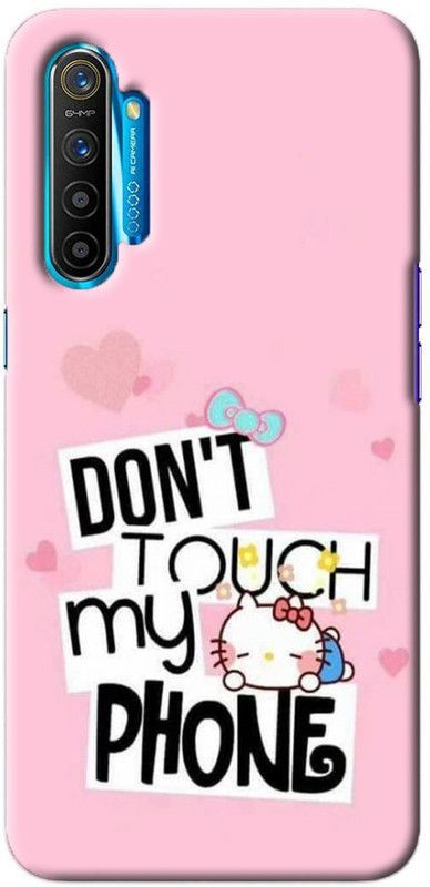NDCOM Back Cover for REALME XT Don’t Touch My Phone Attitude Quote Printed  (Multicolor, Hard Case, Pack of: 1)
