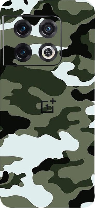 Jeeva Creation OnePlus 10 Pro Mobile Skin  (Ultra Super Military Winter Camouflage Skin With High Matte Finish.)