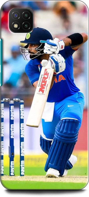 KEYCENT Back Cover for POCO C3 VIRAT KOHLI, CRICKET, CAPTAIN, VIRAT KOHLI PLAYING, SPORTS  (Multicolor, Pack of: 1)