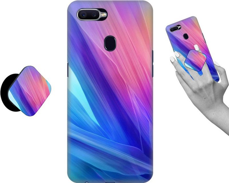iCopertina Back Cover for Oppo A7  (Multicolor, Cases with Holder, Pack of: 1)