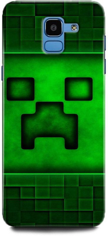 Afterglow Back Cover for SAMSUNG Galaxy J6 MINECRAFT CREEPER, CPEEPER HD, MOJANG, PS4, XBOX  (Multicolor, Shock Proof, Pack of: 1)