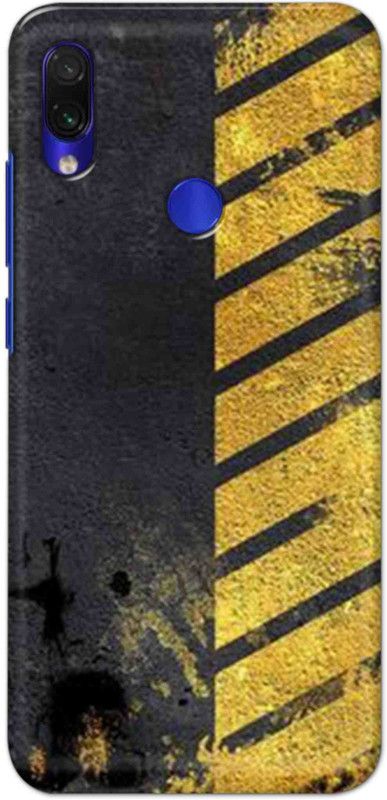 NDCOM Back Cover for Redmi Note 7 Pro Yellow Zebra Crossing Printed  (Multicolor, Hard Case, Pack of: 1)