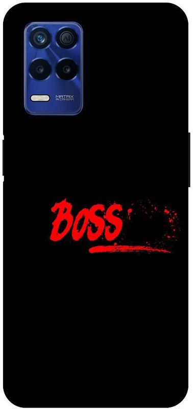 Bluvver Back Cover for Realme 8s 5G , RMX3381, Printed Boss Back Cover  (Multicolor, Hard Case, Pack of: 1)