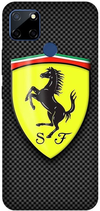URCHIN Back Cover for Narzo 30A ferrari, Ferrari logo, car, sports car, supercar  (Multicolor, Shock Proof)