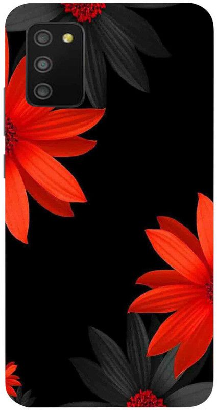 Touchess Back Cover for Samsung Galaxy M02s  (Black, Red, Waterproof, Silicon, Pack of: 1)