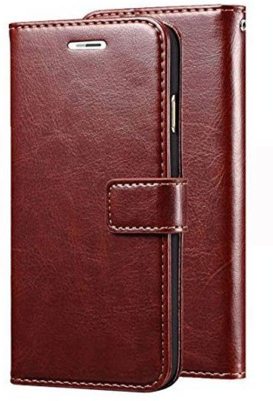 Splenor Flip Cover for OPPO F9 Pro  (Brown)