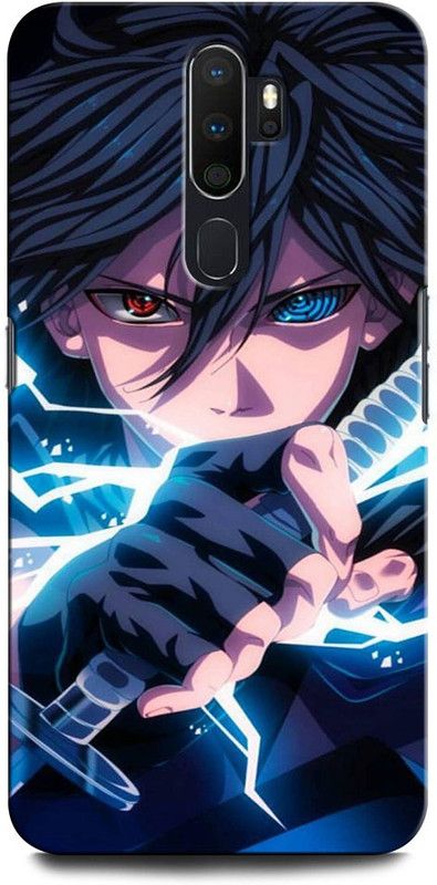 GRAFIQE Back Cover for OPPO A9 2020 SUSUKE UCHIHA, ANIME, BOY, NARUTO, NEON  (Multicolor, Shock Proof, Pack of: 1)
