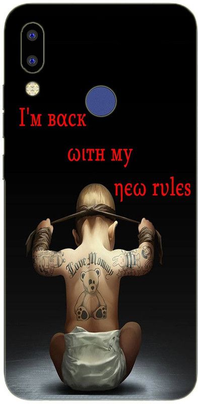 METOO Back Cover for Tecno i Air 2 Plus, Cute Baby, I'm Back Design Back Cover_Print_296  (Multicolor, Dual Protection, Silicon, Pack of: 1)