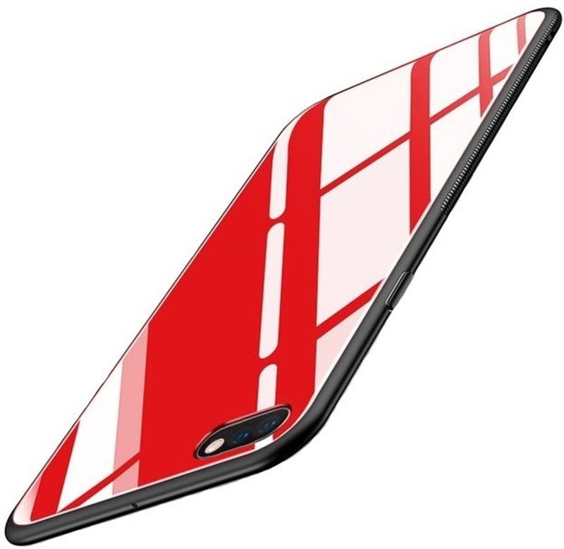QKZ Back Cover for Realme C2  (Red, 3D Case, Pack of: 1)