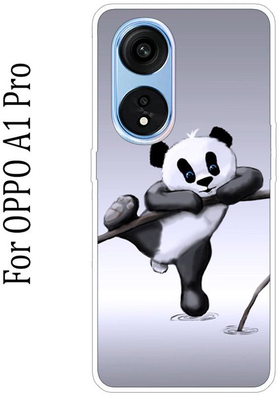 Anami Back Cover for OPPO A1 Pro 5G  (Grey, White, Silicon, Pack of: 1)
