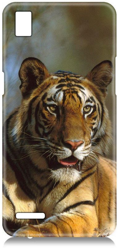 Smutty Back Cover for Oppo F1 - Tiger Print  (Multicolor, Hard Case, Pack of: 1)