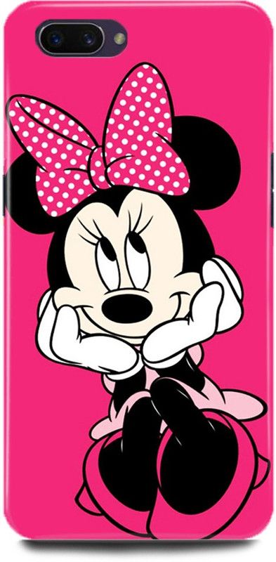 JUGGA Back Cover for OPPO A3s, CPH1803, MICKEY,MICKEY MOUSE,ART, CARTOON, TEDDY,DOLL  (Pink, Hard Case, Pack of: 1)