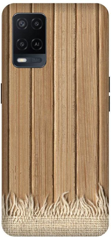 UMPRINT Back Cover for Oppo A54/CPH2239 Wood Texture, Art Printed Back Cover  (Multicolor, Hard Case, Pack of: 1)