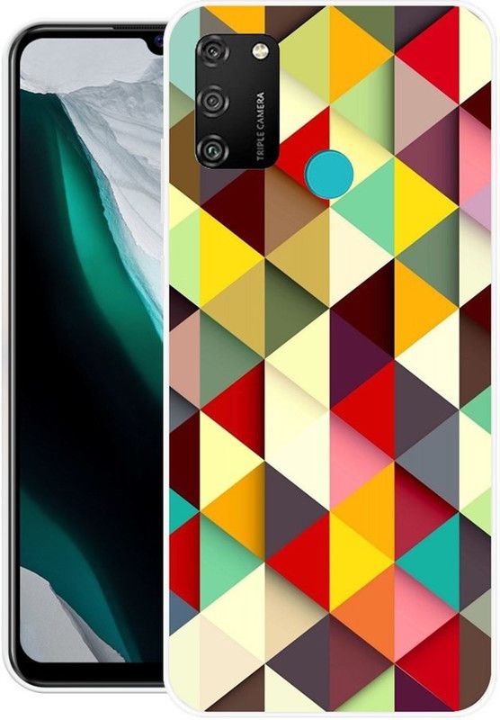 Namaste Back Cover for Honor 9A  (Multicolor, Dual Protection, Silicon, Pack of: 1)