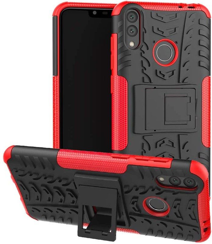 FITSMART Back Cover for Honor View 10 Lite  (Red, Black, Shock Proof, Pack of: 1)