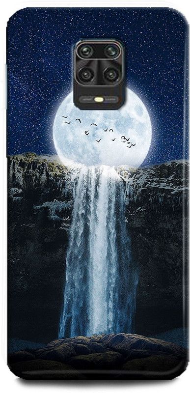 INDICRAFT Back Cover for Redmi Note 9 Pro Max MOON, NATURE, BEAUTIFUL, NIGHT, DARK  (Multicolor, Hard Case, Pack of: 1)