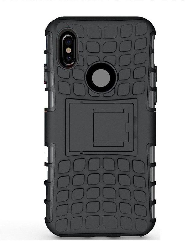 CELLCAMPUS Back Cover for Asus Zenfone 5Z  (Black, Grip Case, Pack of: 1)