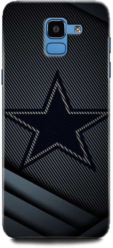 Afterglow Back Cover for SAMSUNG Galaxy J6 STAR, BLACK STAR, COWBOYS, DALLAS  (Multicolor, Shock Proof, Pack of: 1)