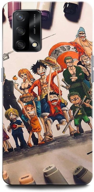 ORBIQE Back Cover for OPPO F19 CPH2219 LUFFY ONE PIECE, LUFFY, ANIME, MONKEY D LUFFY, CARTOON  (Multicolor, Hard Case, Pack of: 1)