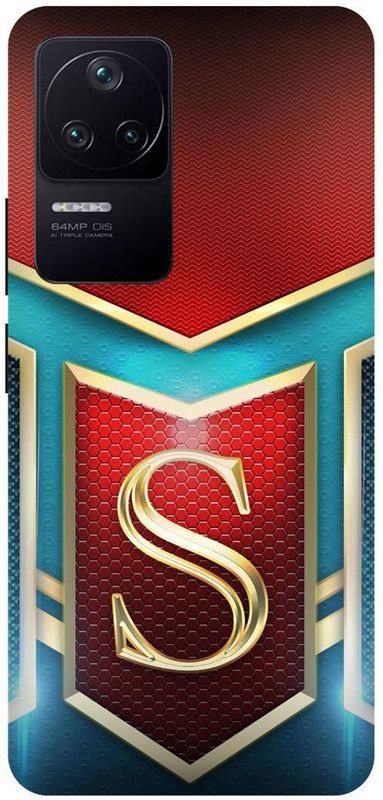 play fast Back Cover for POCO F4 5G  (Red, Blue, Hard Case, Pack of: 1)
