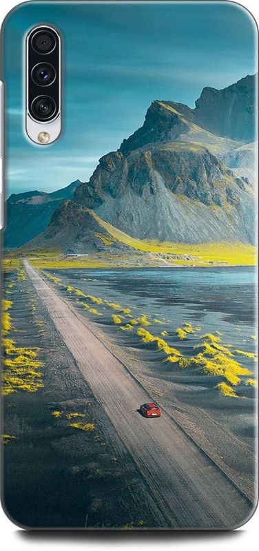 Afterglow Back Cover for SAMSUNG Galaxy A50s LONG ROAD, BLUE SKY, CAR, MOUNTAIN, NATURE, ROAD, SKY  (Multicolor, Shock Proof, Pack of: 1)