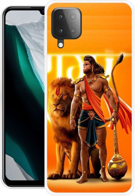 NEVYZAP Back Cover for Samsung Galaxy F12  (Orange, Grip Case, Silicon, Pack of: 1)