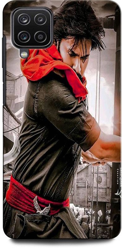 GRAFIQE Back Cover for SAMSUNG Galaxy A12 PAWAN KALYAN, TAMIL ACTOR, STYLISH STAR, SOUTH STAR  (Multicolor, Shock Proof, Pack of: 1)