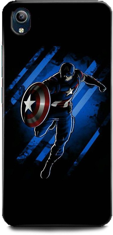 Afterglow Back Cover for Vivo Y90 CAPTAIN AMERICA, AVENGERS, MARVEL, COMICS, SHEILD, SUPERHERO  (Multicolor, Shock Proof, Pack of: 1)