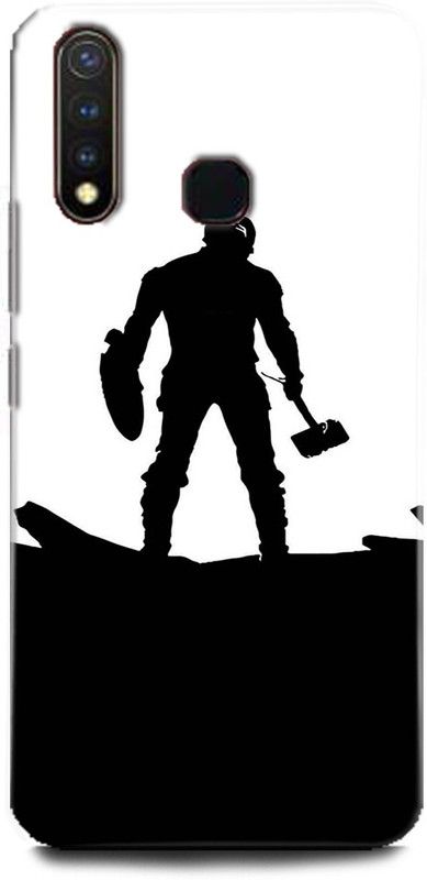 Afterglow Back Cover for Vivo U3  (Black, Dual Protection, Pack of: 1)