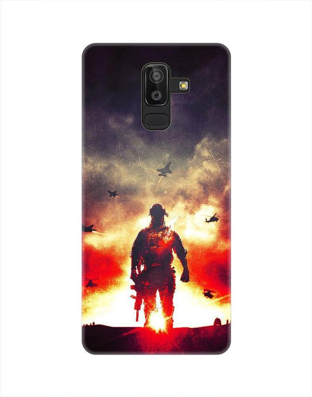 Smutty Back Cover for Samsung Galaxy J8, J810G - Soldier Print  (Multicolor, Hard Case, Pack of: 1)