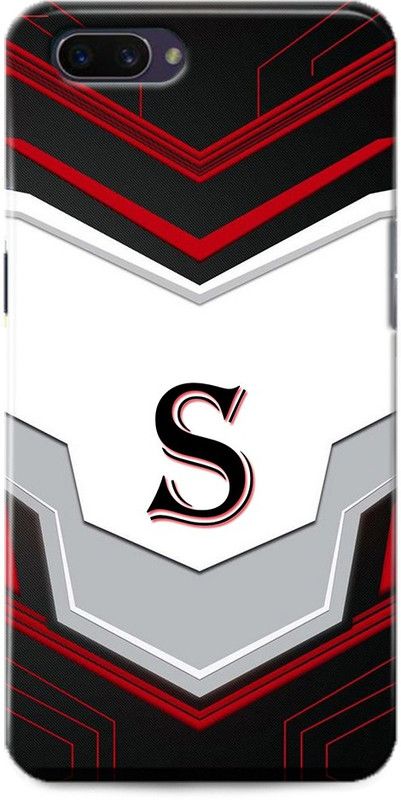 Afterglow Back Cover for Realme C1 S, S LETTER, S NAME, S ALPHABET, ALPHABET  (Multicolor, Shock Proof, Pack of: 1)