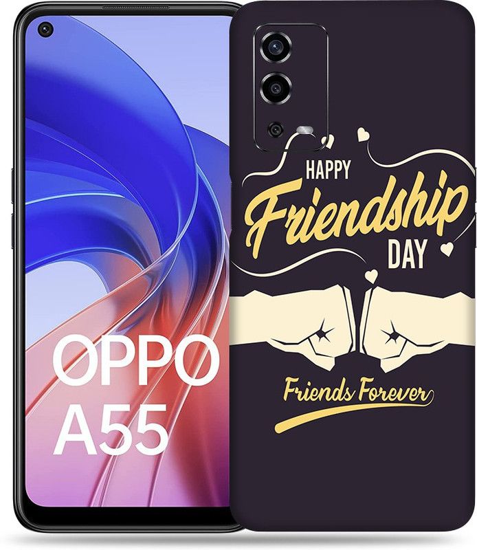 SkinoMania Oppo-A55 Mobile Skin  (Multicolour Friendship Day)