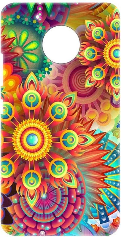 Smutty Back Cover for Motorola Moto G5 Plus, XT1685, XT1687, XT1684, XT1686 - Rangoli Print  (Multicolor, Hard Case, Pack of: 1)