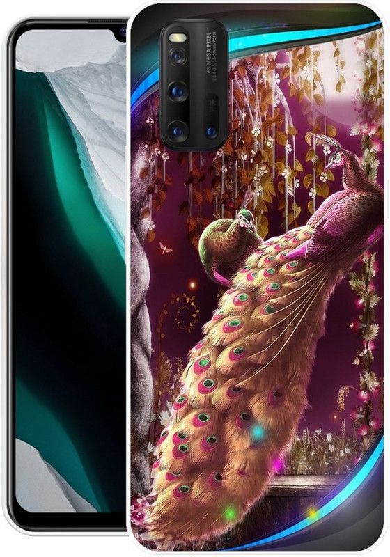 redfly Back Cover for IQOO 3  (Multicolor, Silicon)