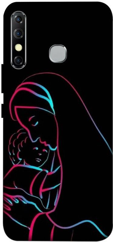 LUCKY MOBI.COM Back Cover for Infinix Hot 8 ( mom wallpaper) PRINTED BACK COVER  (Multicolor, Waterproof, Pack of: 1)
